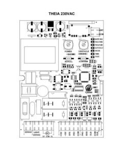 Placa control universal motor corredera THEIA 230V - 1