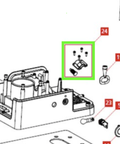 Repuesto desbloqueo mecánico motor corredera V2 AYROS